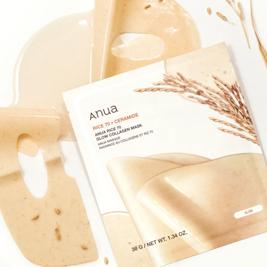 Anua - Rice 70 Glow Collagen Mask