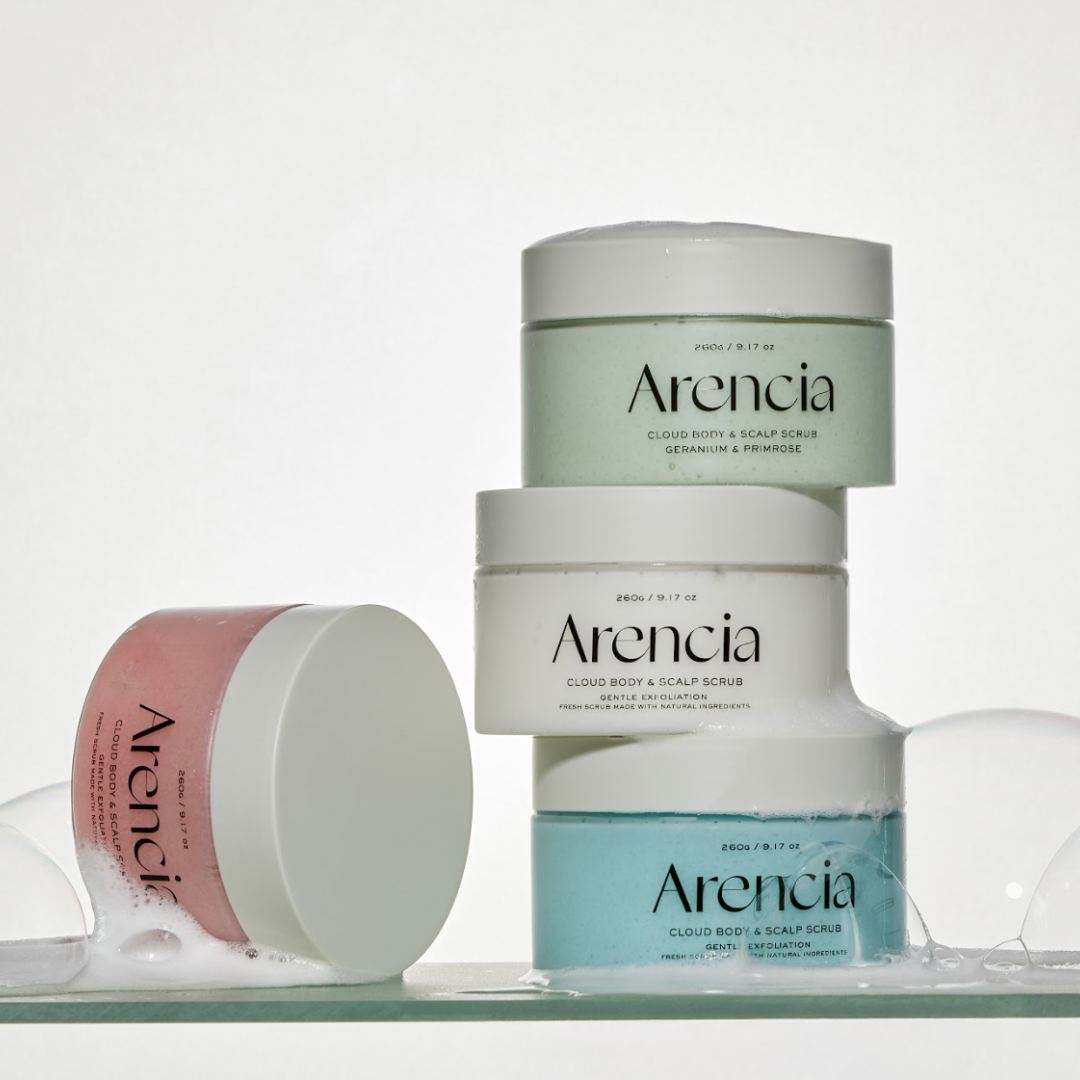 Arencia - Fresh Cloud Body & Scalp Scrub White Tea & Neroli