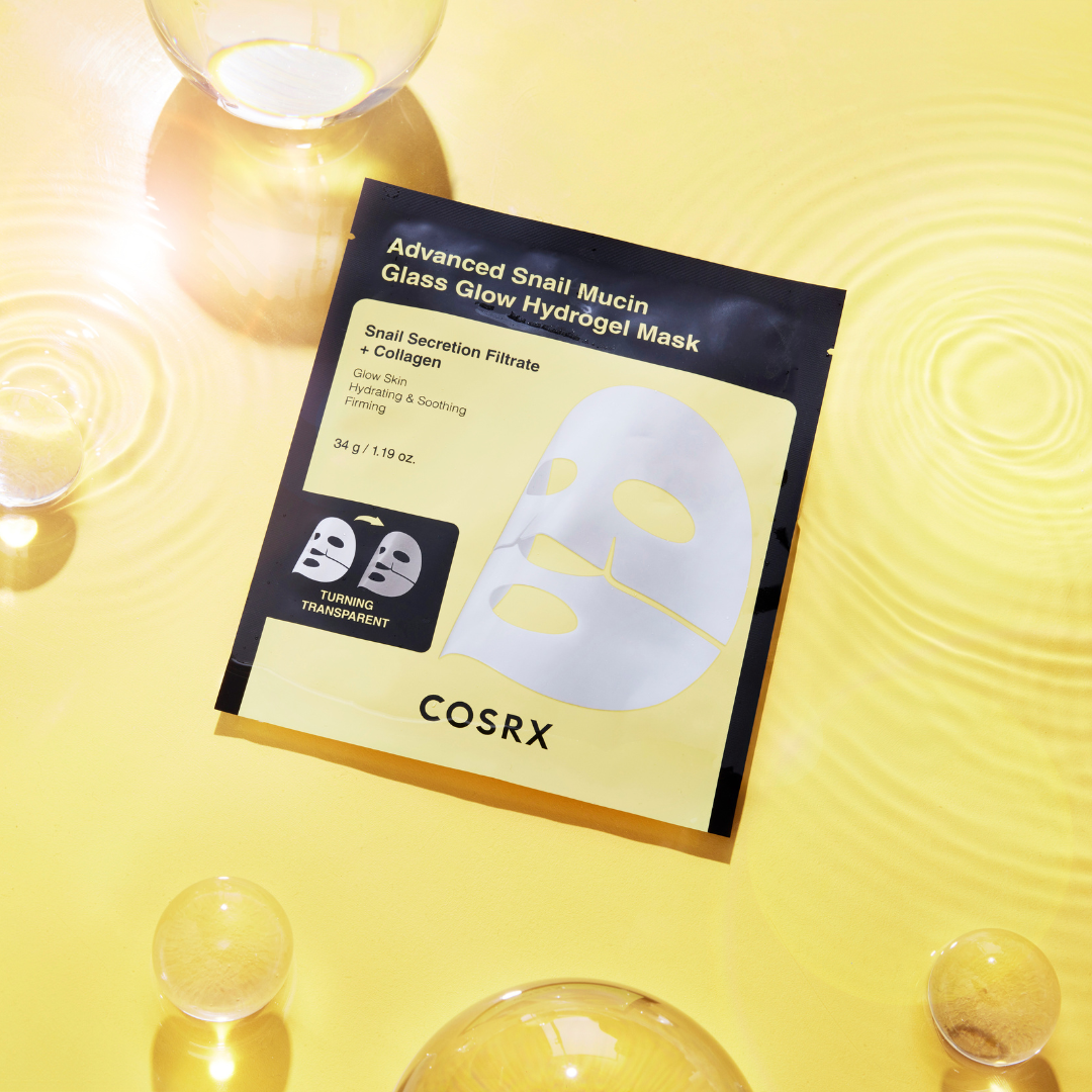 Cosrx - Advanced Snail Mucin Glass Glow Hydrogel Mask (3 pcs.)