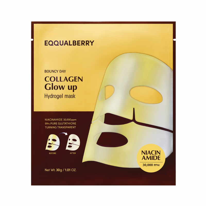Eqqualberry - Collagen Glow up Hydrogel Mask