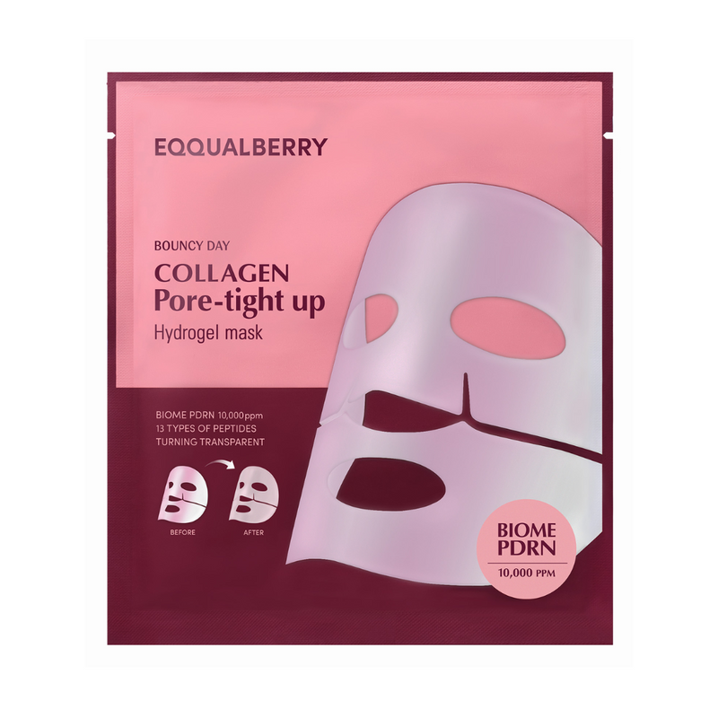 Eqqualberry - Collagen Pore-tight up Hydrogel Mask