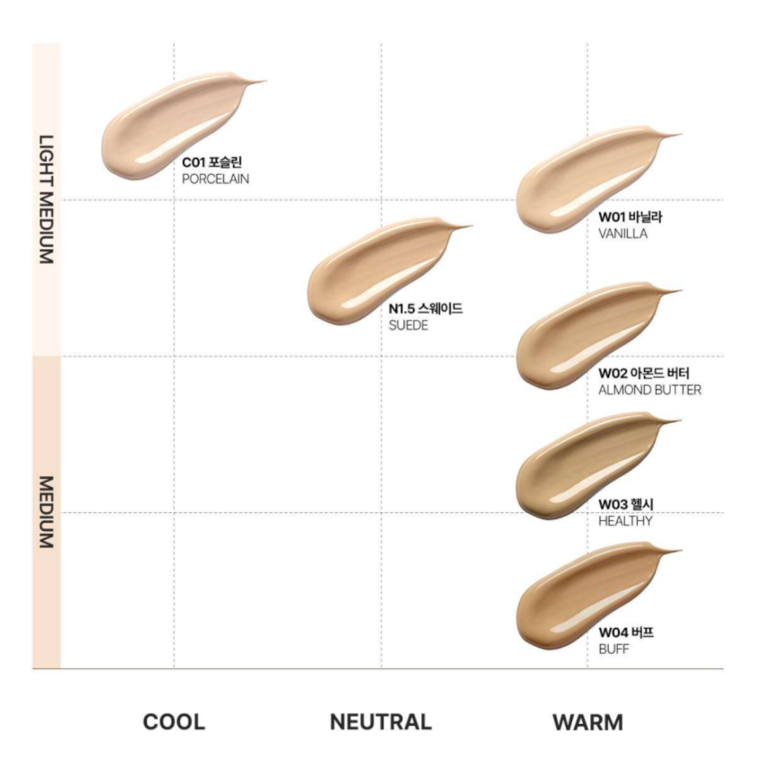 Tfit - Layering Fit Cover Cushion Ex (#W01 Vanilla)