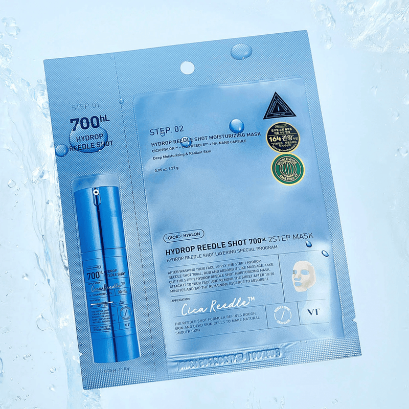 VT Cosmetics - Hydrop Reedle Shot 700hL 2-STEP Mask