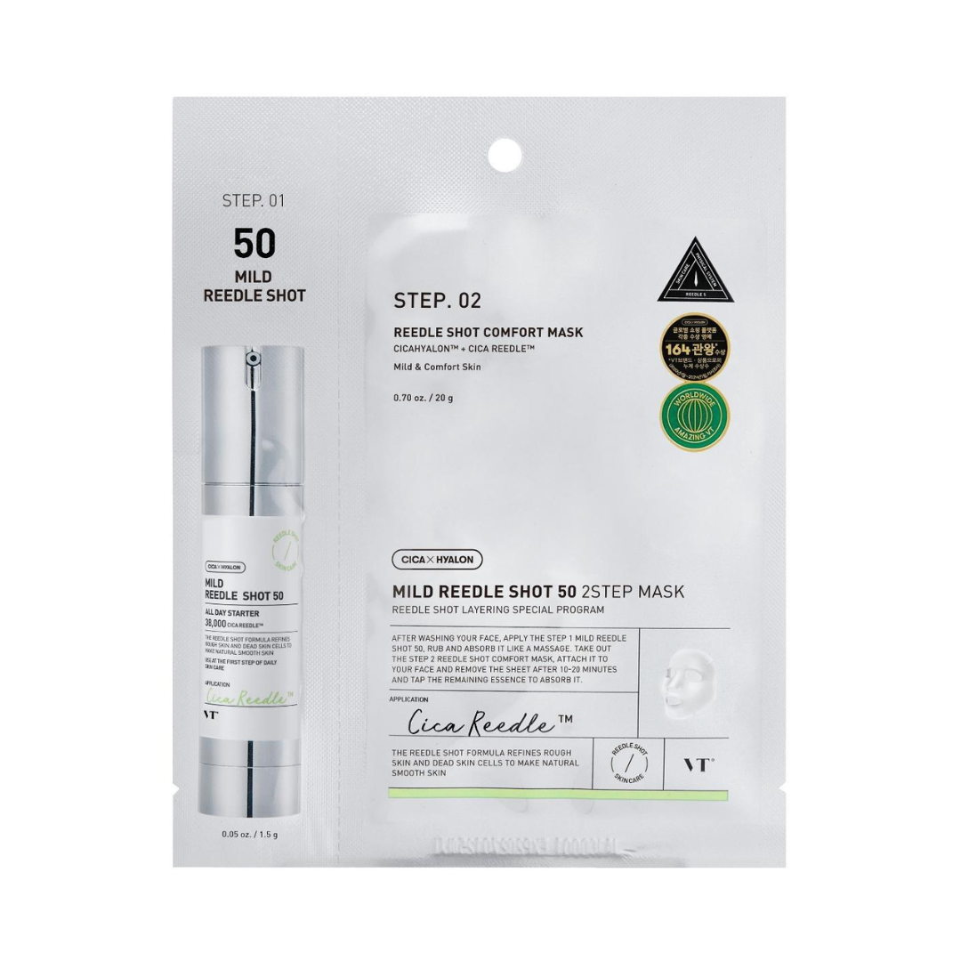 VT Cosmetics - Mild Reedle Shot 50 2-STEP Mask