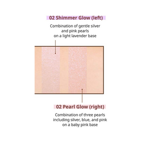 Clio - Prism Highlighter Duo (#Lavender Voyage)