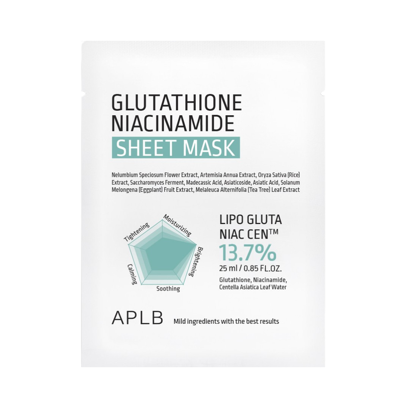 APLB - Glutathione Niacinamide Sheet Mask
