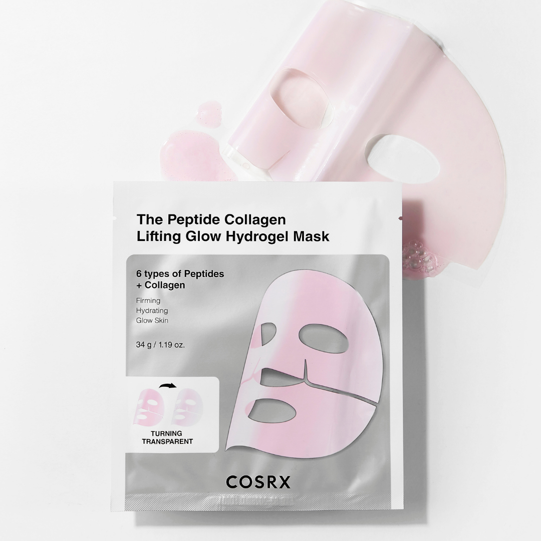 Cosrx - The Peptide Collagen Lifting Glow Hydrogel Mask (3 pcs.)