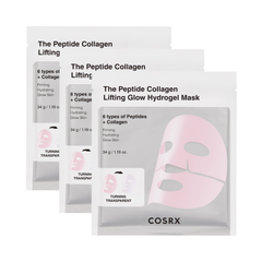 Cosrx - The Peptide Collagen Lifting Glow Hydrogel Mask (3 pcs.)