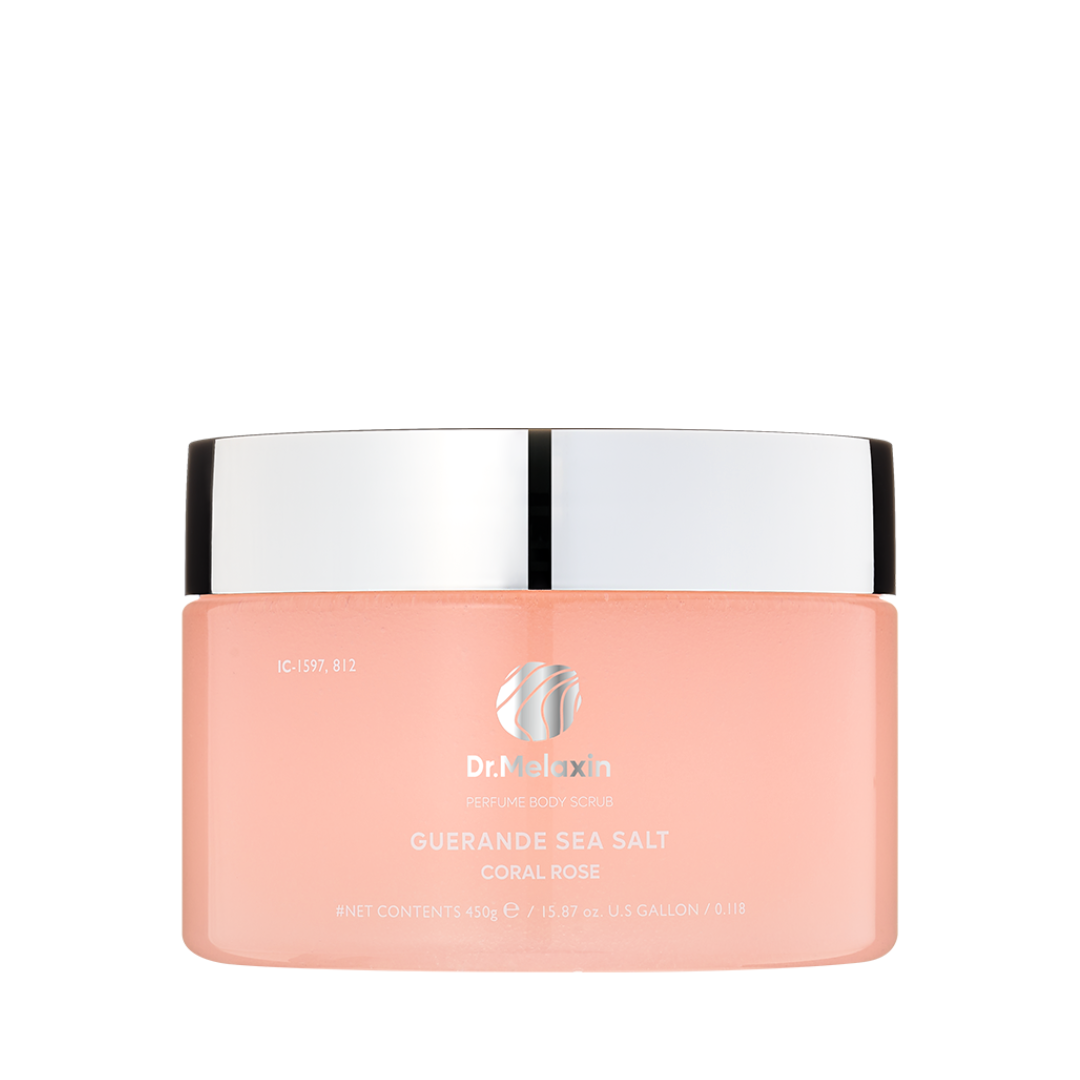 Dr. Melaxin - Guerande Sea Salt Perfume Body Scrub Coral Rose (450g.)