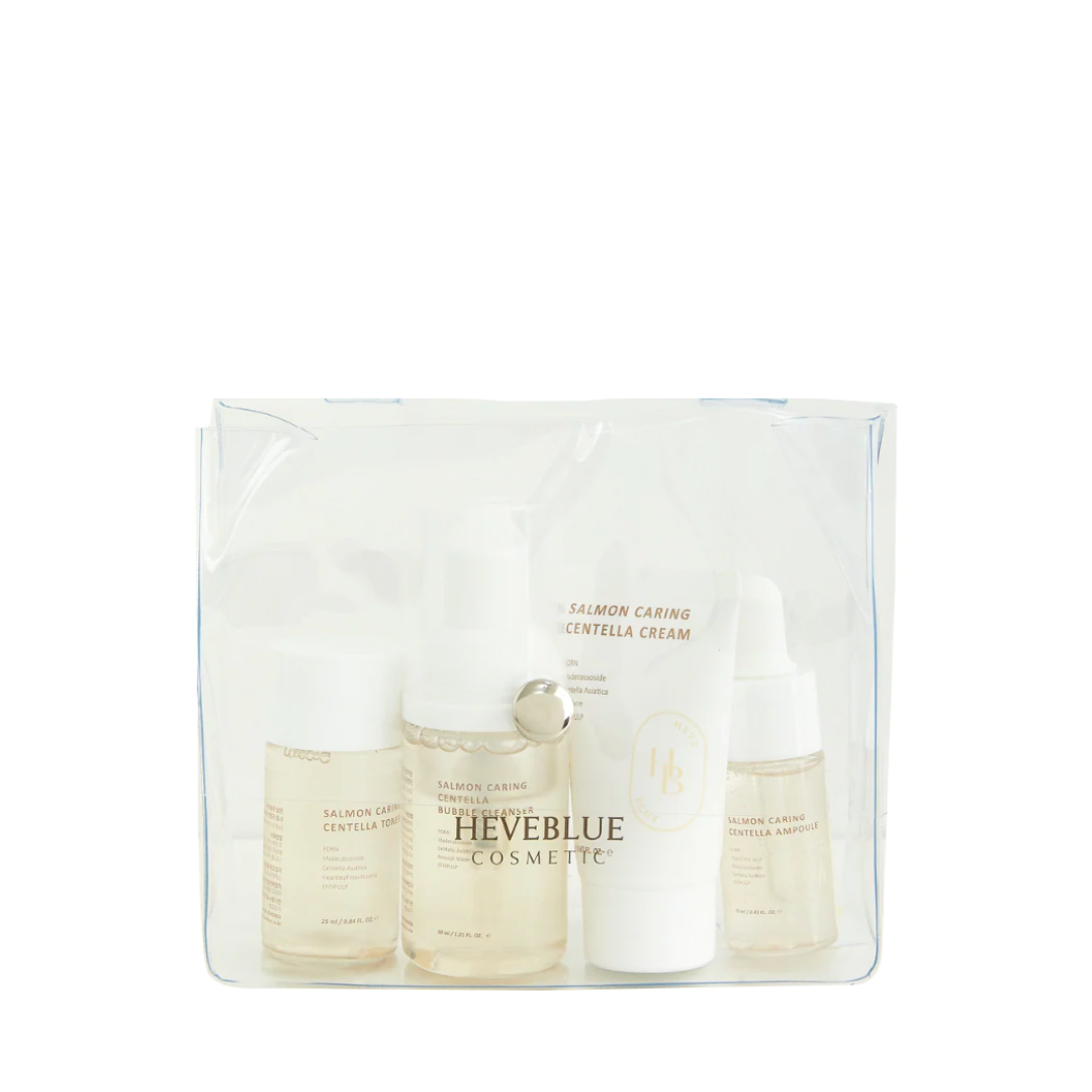 Heveblue - Salmon Caring Centella Special Travel Kit Bag
