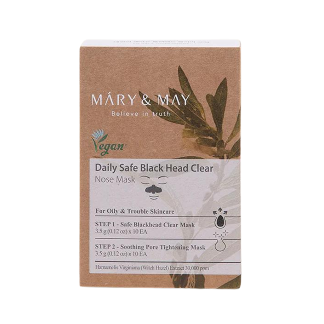 Mary&May - Daily Safe Black Head Clear Nose Pack Set