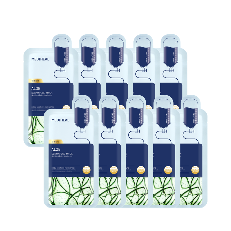 Mediheal - Dermaplus Aloe Mask (10pcs.)