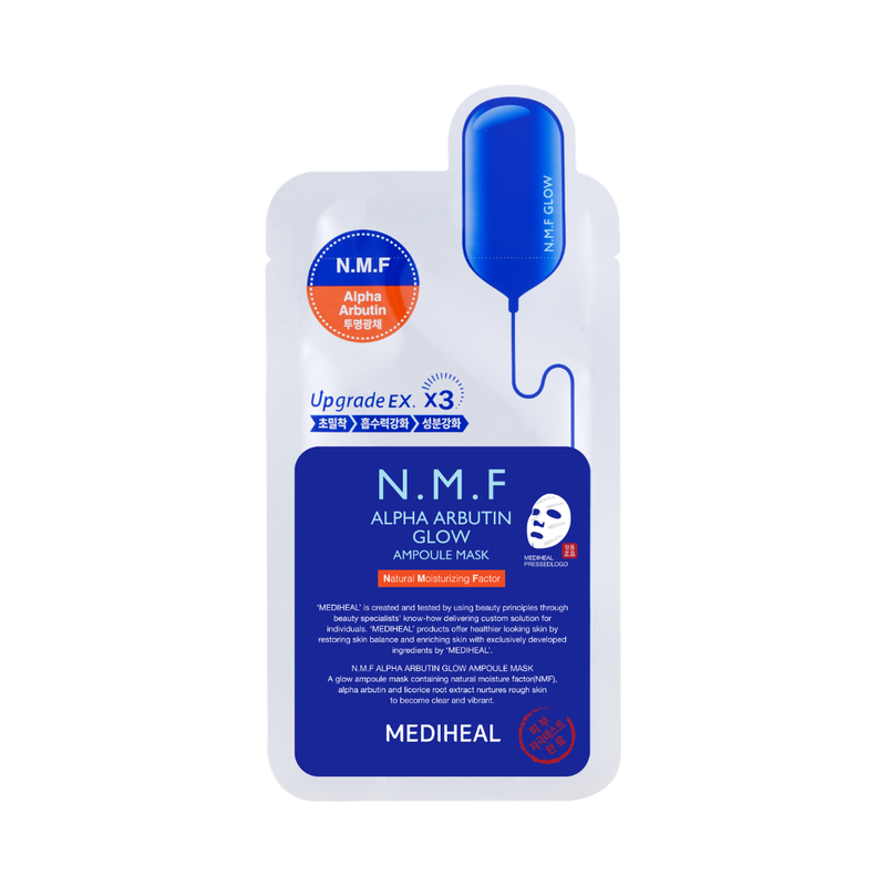 Mediheal - N.M.F Alpha Arbutin Glow Ampoule Mask (1pcs.)