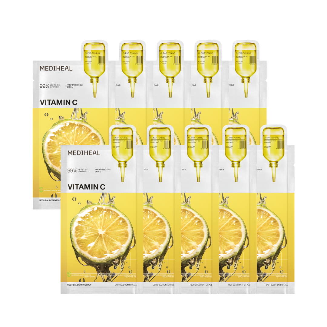 Mediheal - Vitamin C Essential Mask Clear Toning (10pcs.)