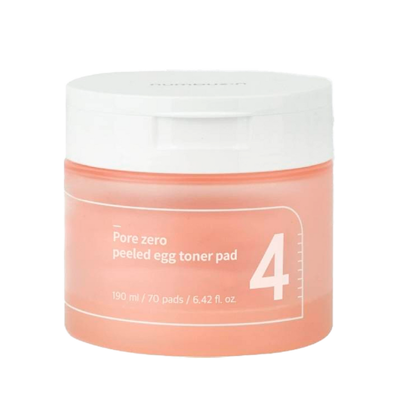Numbuzin - No.4 Pore Zero Peeled Egg Toner Pad