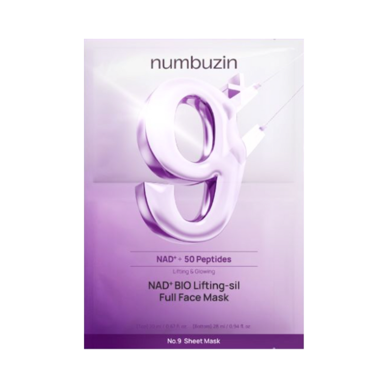 Numbuzin - No.9 NAD Bio Lifting Full Cover Facial Mask