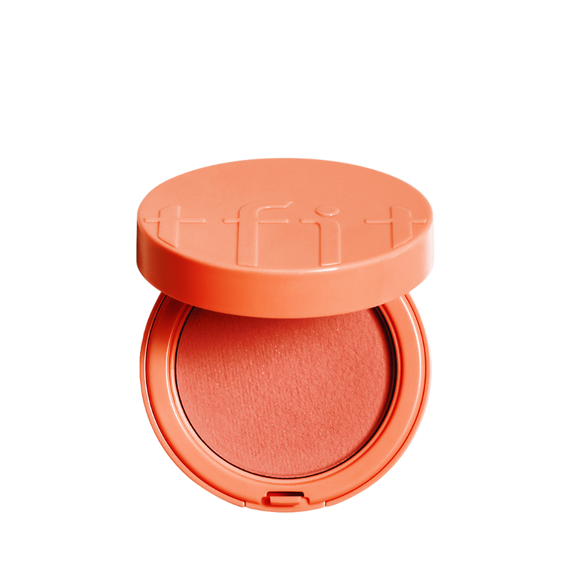 Tfit - Fluffy Velvet Cushion Blush (#Coral Orange)