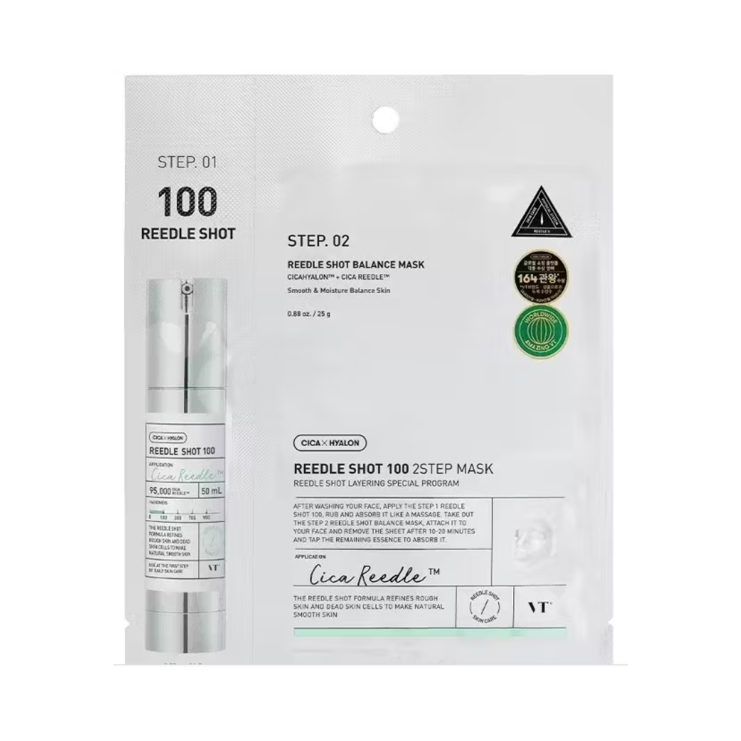VT Cosmetics - Reedle Shot 100 2-Step Mask