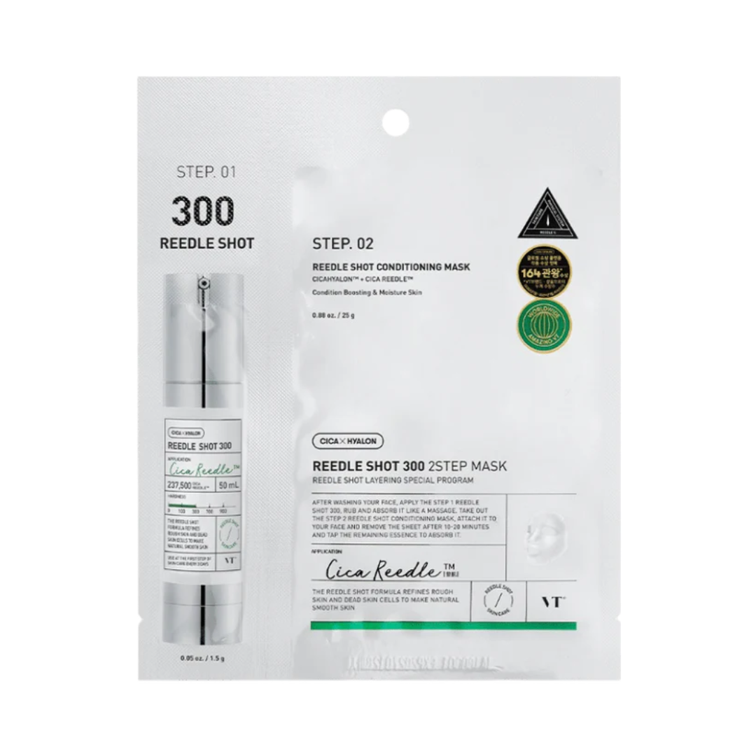 VT Cosmetics - Reedle Shot 300 2-STEP Mask