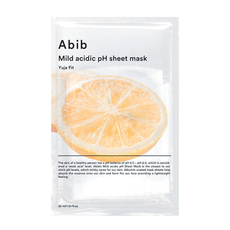 Abib - Mild Acidic pH Sheet Mask Yuja Fit